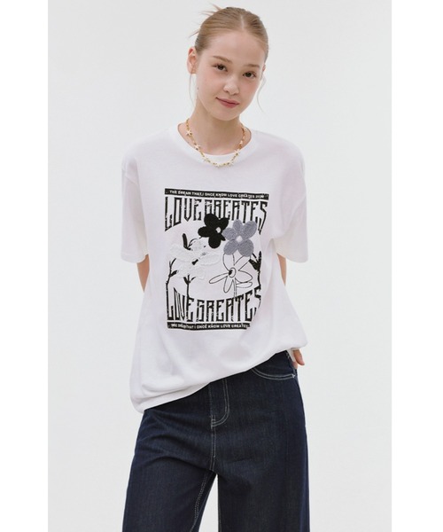 tシャツ レイヤードデザイン プリントTシャツ FX25S006「Fano Studios」「2025SS」 レディース メンズ セール】レイヤードデザイン プリントTシャツ FX25S006【Fano