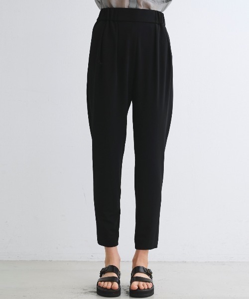 three dots（スリードッツ）の「ツータックパンツ（その他パンツ・レディース・ボルドー/ネイビー/ベージュ系その他・X-SMALL/MEDIUM/SMALL）」の11枚目の写真