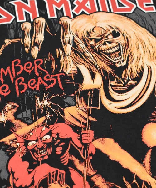 VINTAGE(ヴィンテージ)の「【USED】IRON MAIDEN “The Number of the Beast” バンド Tシャツ(Tシャツ/カットソー・メンズ・ブラック・LARGE)」の3枚目の写真