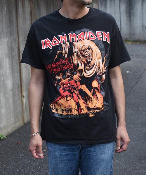 VINTAGE(ヴィンテージ)の「【USED】IRON MAIDEN “The Number of the Beast” バンド Tシャツ(Tシャツ/カットソー・メンズ・ブラック・LARGE)」の6枚目の写真
