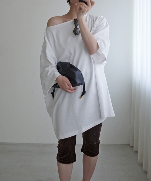 新品未使用タグ付きplus by onit slobe iena BIG TEE 2枚セット》Plus by ONIT/オニット SLOBE別注 BIG TEE レギンスセット