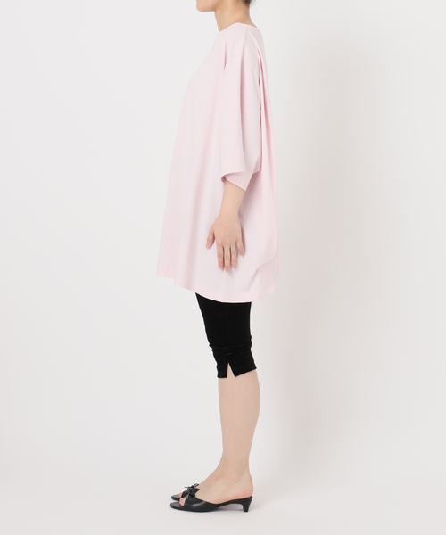 SLOBE IENA(スローブイエナ)の「《2枚セット》Plus by ONIT/オニット SLOBE別注 BIG TEE レギンスセット(Tシャツ/カットソー・レディース・ピンク/ホワイト・FREE)」の5枚目の写真