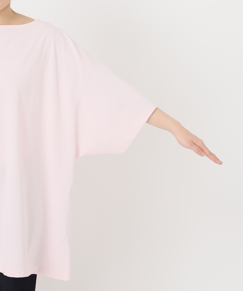 SLOBE IENA(スローブイエナ)の「《2枚セット》Plus by ONIT/オニット SLOBE別注 BIG TEE レギンスセット(Tシャツ/カットソー・レディース・ピンク/ホワイト・FREE)」の12枚目の写真