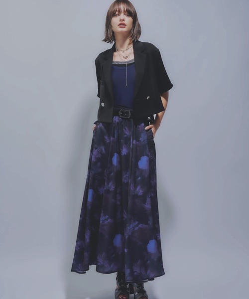 HARE（ハレ）の「ムジレイヤードタンク(HARE)（タンクトップ・レディース・イエロー/ブラウン/ブルー・FREE）」の5枚目の写真