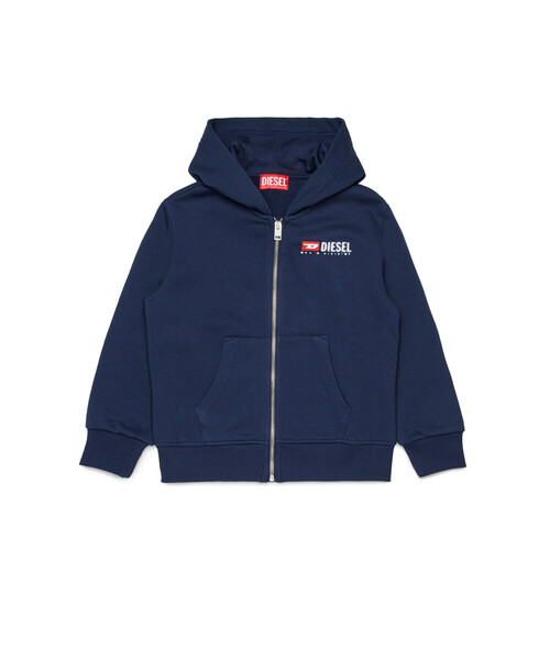 DIESEL ジップアップパーカー　ネイビー　美品 キッズ ジップアップパーカー SDROPSHOODZ（パーカー）｜DIESEL