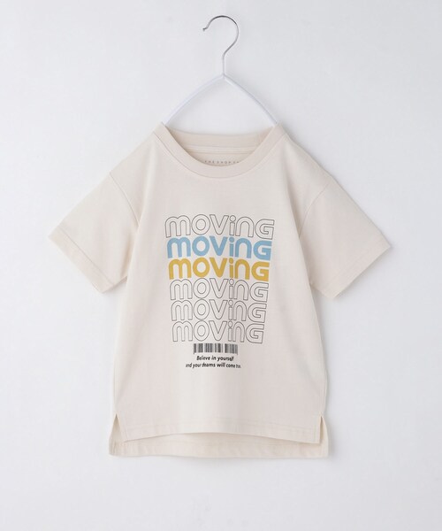 THE SHOP TK (ザ ショップ ティーケー )の「【110-160/6色展開】コットン半袖Tシャツ/洗濯機OK(Tシャツ/カットソー・キッズ・ベージュ系その他3/ブルー系8/ネイビー/ブラック系/ベージュ系その他6/グリーン・11/12/13/14/15 /16)」の3枚目の写真
