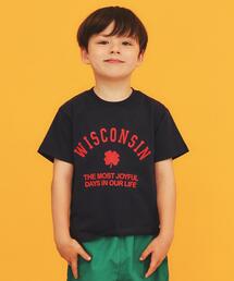 【110-160/6色展開】コットン半袖Tシャツ/洗濯機OK