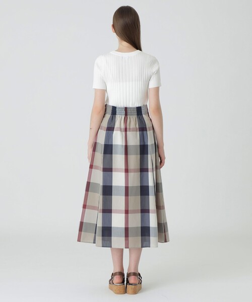 セール】【一部店舗限定】クレストブリッジチェックロングフレア