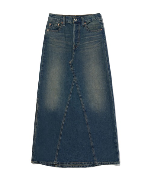 Levi's（リーバイス）の「Levi's/リーバイス ICONIC ロングスカート ミディアムインディゴ（デニムスカート・レディース・インディゴブルー・26inch/25inch/24inch/23inch/28inch/27inch）」の7枚目の写真