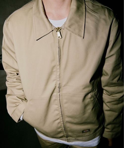 Dickies(ディッキーズ)の「Dickies/ディッキーズ アイゼンハワージャケット "JT75"(その他アウター・メンズ・チャコールグレー/ブラック/カーキ・3L/X-LARGE/MEDIUM/LARGE/SMALL)」の1枚目の写真