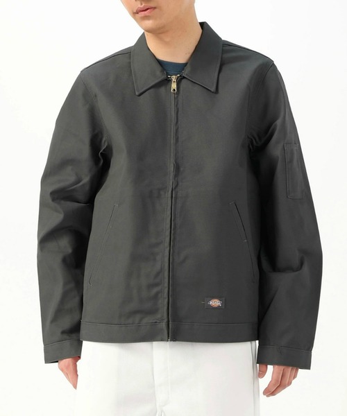 Dickies(ディッキーズ)の「Dickies/ディッキーズ アイゼンハワージャケット "JT75"(その他アウター・メンズ・チャコールグレー/ブラック/カーキ・3L/X-LARGE/MEDIUM/LARGE/SMALL)」の3枚目の写真