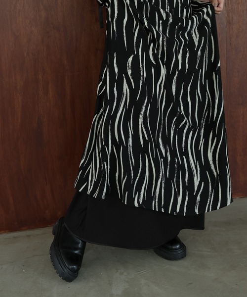 hellam（へラム）の「ニュアンスリバーシブルワンピース（ワンピース・レディース・ブラック/その他/ブラウン・FREE）」の22枚目の写真