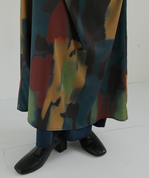 hellam（へラム）の「ニュアンスリバーシブルワンピース（ワンピース・レディース・ブラック/その他/ブラウン・FREE）」の8枚目の写真