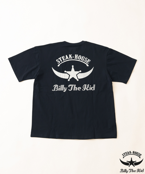 JOURNAL STANDARD(ジャーナルスタンダード)の「BILLY THE KID / ビリー・ザ・キッド Tシャツ(Tシャツ/カットソー・メンズ・ライトホワイト/ブラック系その他/ホワイト/ホワイト×ホワイト/ブラック/ネイビー/ホワイト系その他・LARGE/MEDIUM/XX-LARGE/X-LARGE)」の6枚目の写真