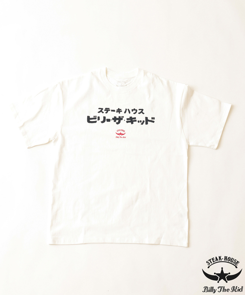 JOURNAL STANDARD(ジャーナルスタンダード)の「BILLY THE KID / ビリー・ザ・キッド Tシャツ(Tシャツ/カットソー・メンズ・ライトホワイト/ブラック系その他/ホワイト/ホワイト×ホワイト/ブラック/ネイビー/ホワイト系その他・LARGE/MEDIUM/XX-LARGE/X-LARGE)」の2枚目の写真