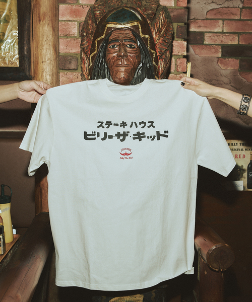 JOURNAL STANDARD(ジャーナルスタンダード)の「BILLY THE KID / ビリー・ザ・キッド Tシャツ(Tシャツ/カットソー・メンズ・ライトホワイト/ブラック系その他/ホワイト/ホワイト×ホワイト/ブラック/ネイビー/ホワイト系その他・LARGE/MEDIUM/XX-LARGE/X-LARGE)」の16枚目の写真