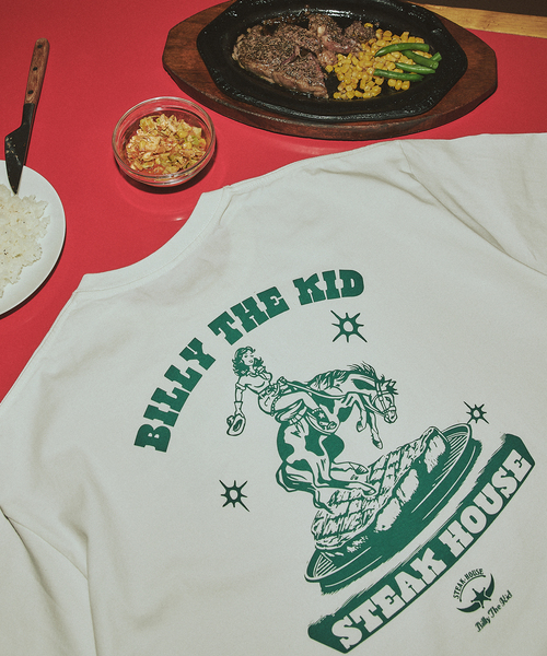 JOURNAL STANDARD(ジャーナルスタンダード)の「BILLY THE KID / ビリー・ザ・キッド Tシャツ(Tシャツ/カットソー・メンズ・ライトホワイト/ブラック系その他/ホワイト/ホワイト×ホワイト/ブラック/ネイビー/ホワイト系その他・LARGE/MEDIUM/XX-LARGE/X-LARGE)」の19枚目の写真
