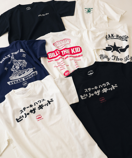 JOURNAL STANDARD(ジャーナルスタンダード)の「BILLY THE KID / ビリー・ザ・キッド Tシャツ(Tシャツ/カットソー・メンズ・ライトホワイト/ブラック系その他/ホワイト/ホワイト×ホワイト/ブラック/ネイビー/ホワイト系その他・LARGE/MEDIUM/XX-LARGE/X-LARGE)」の22枚目の写真