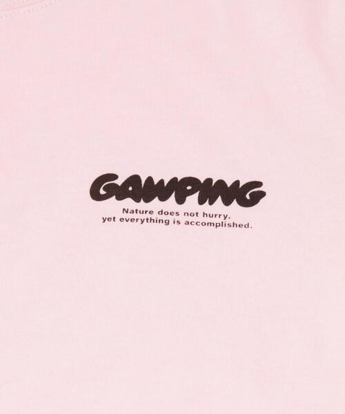 EKAL（エカル）の「製品染GAWPINGロゴTシャツ（Tシャツ/カットソー・レディース・ピンク/グレー/オフホワイト・ONE）」の21枚目の写真