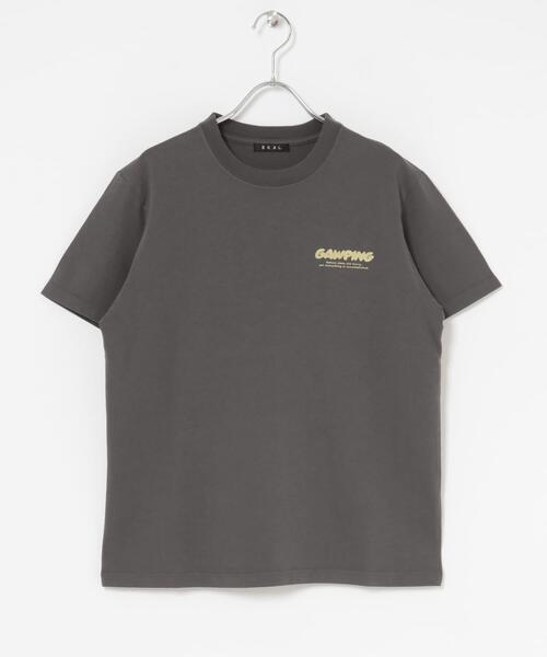 EKAL（エカル）の「製品染GAWPINGロゴTシャツ（Tシャツ/カットソー・レディース・ピンク/グレー/オフホワイト・ONE）」の22枚目の写真