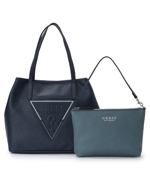 Guess（ゲス）の「PORTINI Trap Tote トートバッグ  （トートバッグ・レディース・ネイビー/ブラック/オリーブ/ライトベージュ・ONE SIZE）」の4枚目の写真