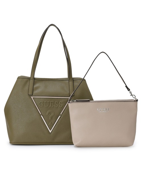 Guess（ゲス）の「PORTINI Trap Tote トートバッグ  （トートバッグ・レディース・ネイビー/ブラック/オリーブ/ライトベージュ・ONE SIZE）」の3枚目の写真