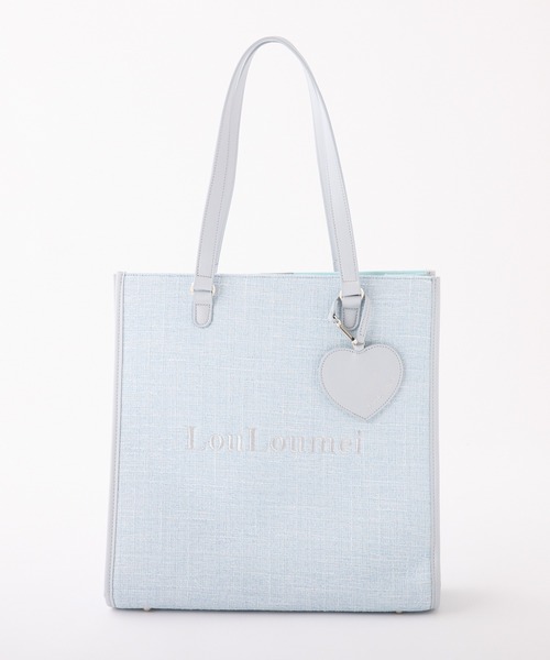 one after another NICE CLAUP(ワンアフターアナザーナイスクラップ)の「【LouLoumei】/ハートチャーム付きトートバッグ/自立可能(トートバッグ・レディース・アイボリー/ミント/ブラック/ベージュ/レッド/ピンク/サックスブルー/ラベンダー・FREE)」の15枚目の写真