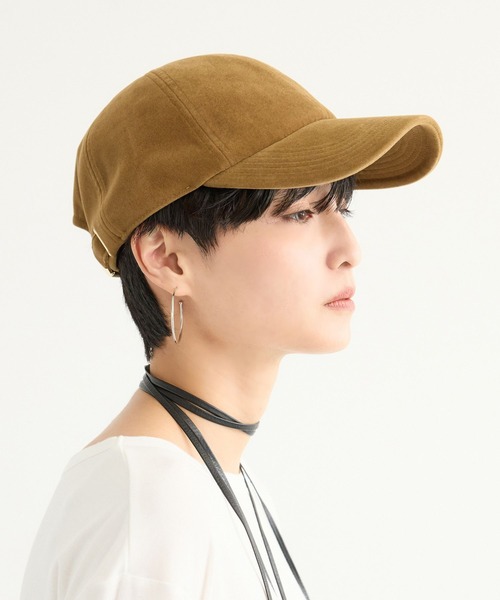 BARNYARDSTORM（バンヤードストーム）の「BARNYARDSTORM / フェイクスエードCAP（キャップ・レディース・キャメル/グレー・FREE）」の4枚目の写真