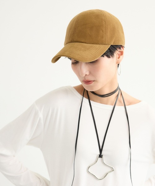 BARNYARDSTORM（バンヤードストーム）の「BARNYARDSTORM / フェイクスエードCAP（キャップ・レディース・キャメル/グレー・FREE）」の7枚目の写真