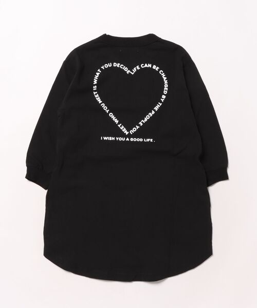 FOV（フォブ）の「FOV/フォブ HEART ワンピース（ワンピース・キッズ・ブラック/チャコールグレー/ベージュ系その他・M/L/XL/S）」の7枚目の写真