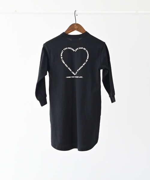 FOV（フォブ）の「FOV/フォブ HEART ワンピース（ワンピース・キッズ・ブラック/チャコールグレー/ベージュ系その他・M/L/XL/S）」の4枚目の写真