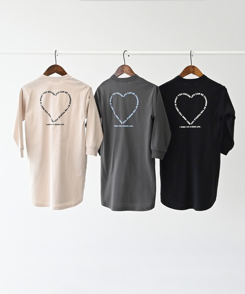 FOV（フォブ）の「FOV/フォブ HEART ワンピース（ワンピース・キッズ・ブラック/チャコールグレー/ベージュ系その他・M/L/XL/S）」の9枚目の写真