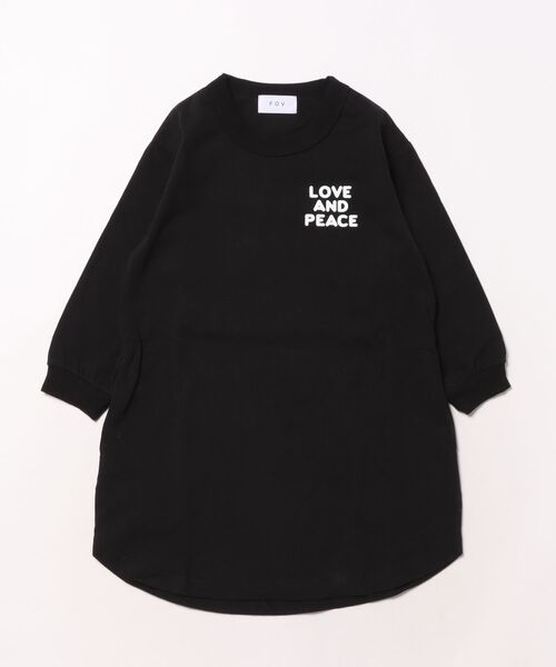 FOV（フォブ）の「FOV/フォブ HEART ワンピース（ワンピース・キッズ・ブラック/チャコールグレー/ベージュ系その他・M/L/XL/S）」の12枚目の写真