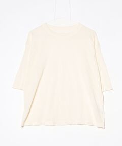 新品タグ付き✨ conteコットン ニットTシャツ conte＞コットン ニットTシャツ