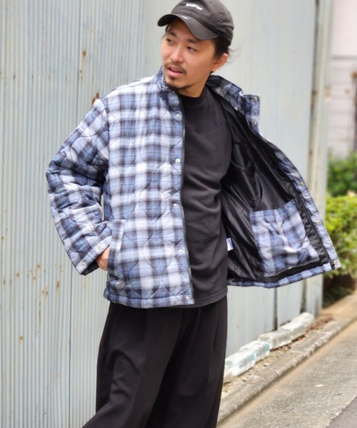 mihns closet（ミンズクローゼット）の「【mihns closet/ミンズクローゼット】25AW キルトブルゾン（ブルゾン・メンズ・その他1/ブラック/その他2・LL/L/M）」の4枚目の写真