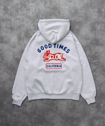 TES GOOD TIMES EMB BIG SWEAT ZIP PARKA / スウェットパーカー