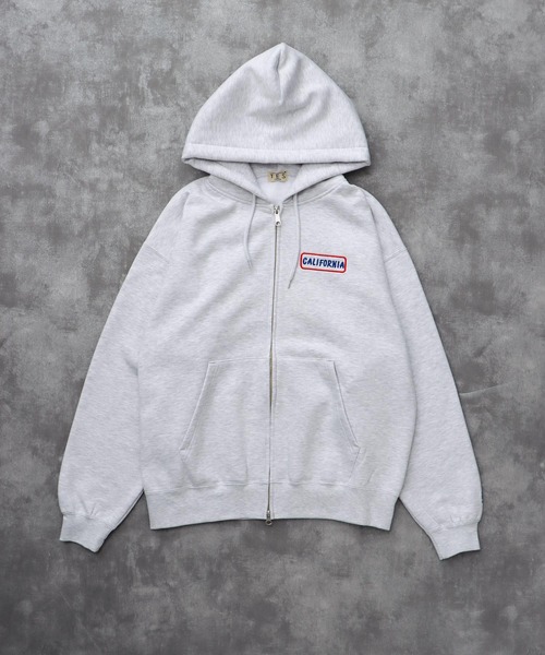 The Endless Summer（エンドレスサマー）の「TES GOOD TIMES EMB BIG SWEAT ZIP PARKA / スウェットパーカー（パーカー・メンズ・ネイビー/ブラック/オフホワイト・SMALL/MEDIUM/LARGE/X-LARGE）」の5枚目の写真