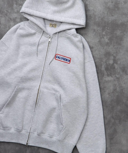 The Endless Summer（エンドレスサマー）の「TES GOOD TIMES EMB BIG SWEAT ZIP PARKA / スウェットパーカー（パーカー・メンズ・ネイビー/ブラック/オフホワイト・SMALL/MEDIUM/LARGE/X-LARGE）」の6枚目の写真