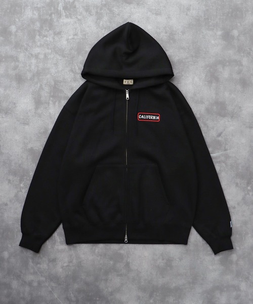 The Endless Summer（エンドレスサマー）の「TES GOOD TIMES EMB BIG SWEAT ZIP PARKA / スウェットパーカー（パーカー・メンズ・ネイビー/ブラック/オフホワイト・SMALL/MEDIUM/LARGE/X-LARGE）」の8枚目の写真