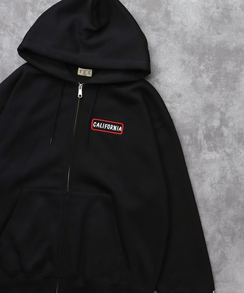The Endless Summer（エンドレスサマー）の「TES GOOD TIMES EMB BIG SWEAT ZIP PARKA / スウェットパーカー（パーカー・メンズ・ネイビー/ブラック/オフホワイト・SMALL/MEDIUM/LARGE/X-LARGE）」の9枚目の写真