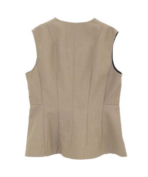 1er Arrondissement（プルミエアロンディスモン）の「ペプラムジレ（その他アウター・レディース・ブラウン系その他5/ブルー系その他3・36/38）」の8枚目の写真