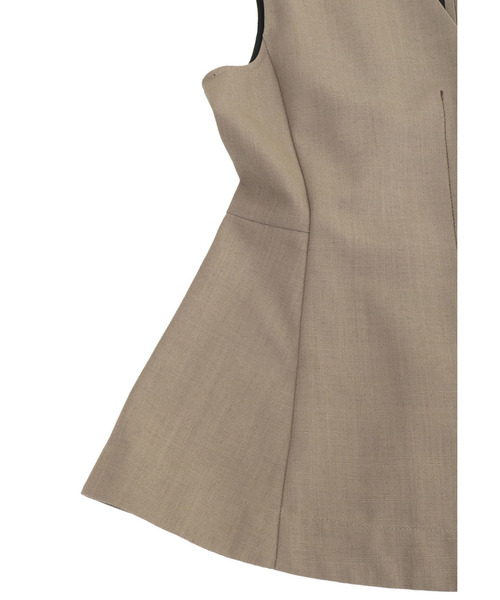 1er Arrondissement（プルミエアロンディスモン）の「ペプラムジレ（その他アウター・レディース・ブラウン系その他5/ブルー系その他3・36/38）」の11枚目の写真