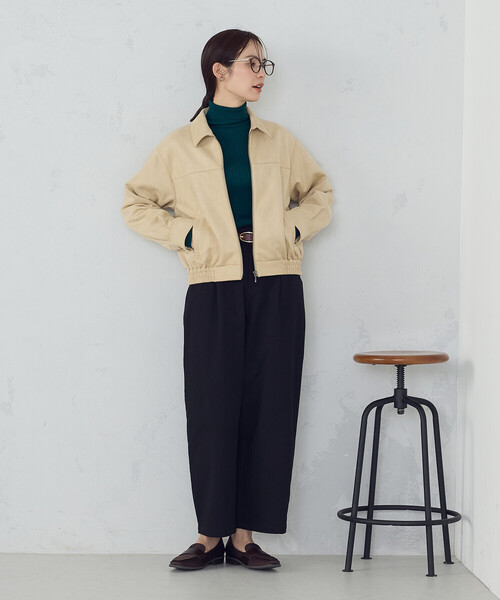 COMME CA ISM（コムサイズム）の「ソフトカービーパンツ（その他パンツ・レディース・ブラック/チャコール/ベージュ・SMALL/MEDIUM/LARGE/X-LARGE）」の7枚目の写真