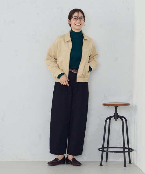 COMME CA ISM（コムサイズム）の「ソフトカービーパンツ（その他パンツ・レディース・ブラック/チャコール/ベージュ・SMALL/MEDIUM/LARGE/X-LARGE）」の8枚目の写真