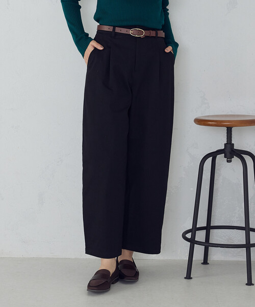 COMME CA ISM（コムサイズム）の「ソフトカービーパンツ（その他パンツ・レディース・ブラック/チャコール/ベージュ・SMALL/MEDIUM/LARGE/X-LARGE）」の9枚目の写真