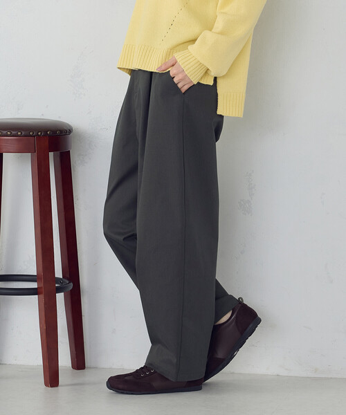 COMME CA ISM（コムサイズム）の「ソフトカービーパンツ（その他パンツ・レディース・ブラック/チャコール/ベージュ・SMALL/MEDIUM/LARGE/X-LARGE）」の13枚目の写真