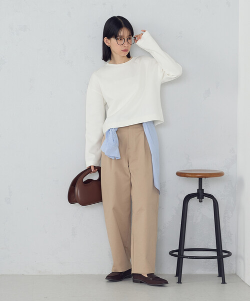 COMME CA ISM（コムサイズム）の「ソフトカービーパンツ（その他パンツ・レディース・ブラック/チャコール/ベージュ・SMALL/MEDIUM/LARGE/X-LARGE）」の17枚目の写真