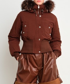 セール】ライトセミベジタブルレザー ノーカラージャケット（ノー