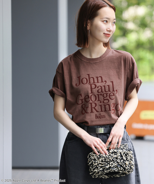 JOURNAL STANDARD relume(ジャーナルスタンダード レリューム)の「《追加2》別注【GOOD ROCK SPEED】フロッキーT(Tシャツ/カットソー・レディース・チャコールグレー/ブラウン・FREE)」の2枚目の写真