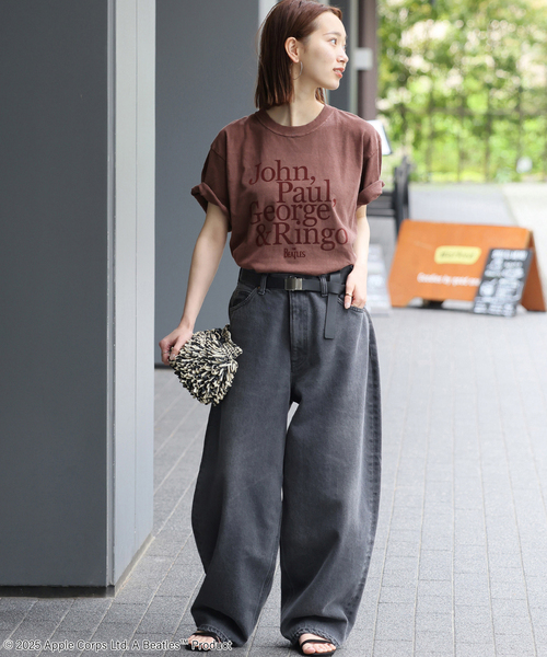 JOURNAL STANDARD relume(ジャーナルスタンダード レリューム)の「《追加2》別注【GOOD ROCK SPEED】フロッキーT(Tシャツ/カットソー・レディース・チャコールグレー/ブラウン・FREE)」の8枚目の写真